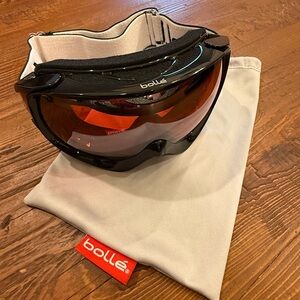 Bolle Kids Black and Red Ski Goggles